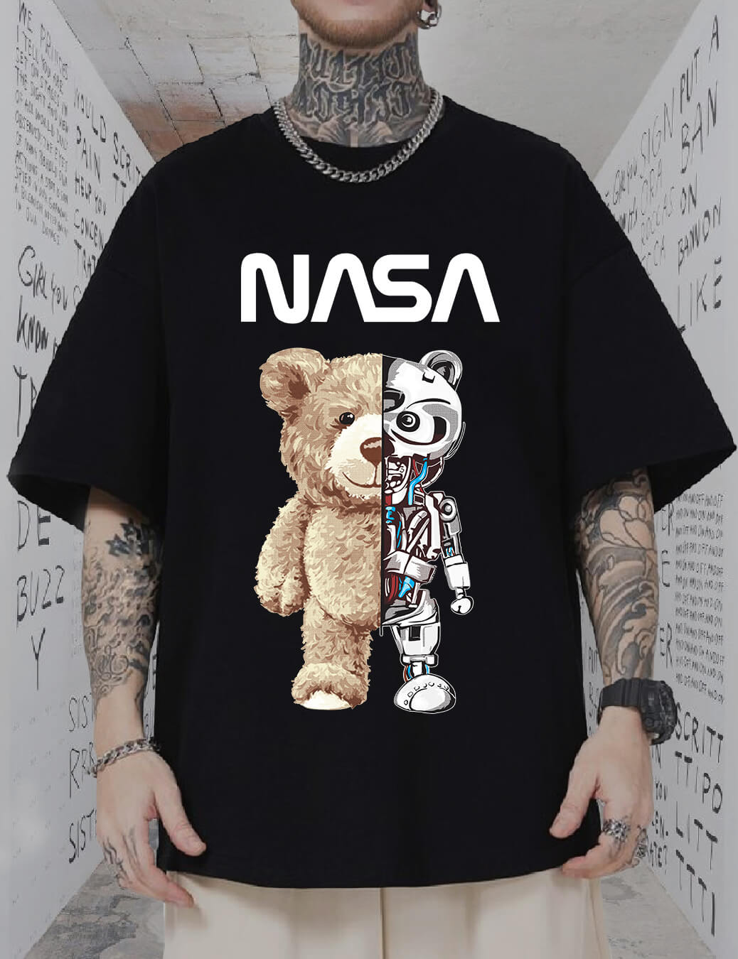 NASA Teddy - Oversized Tshirt