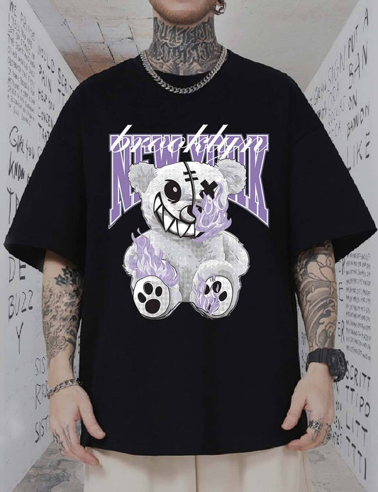New York Teddy T Shirt - Oversized T Shirt