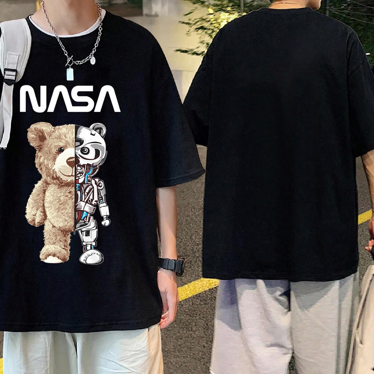 NASA Teddy - Oversized Tshirt