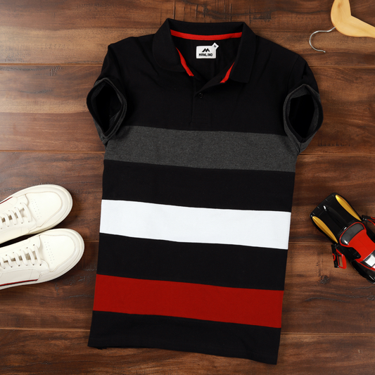 Black Color Polo T-shirt