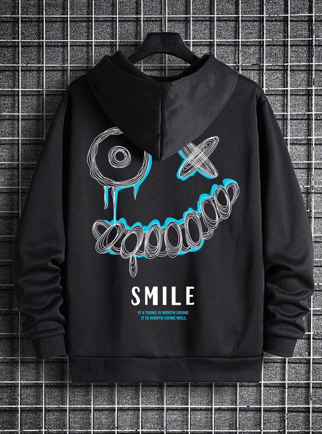 Fake Smiley Face - Hoodie