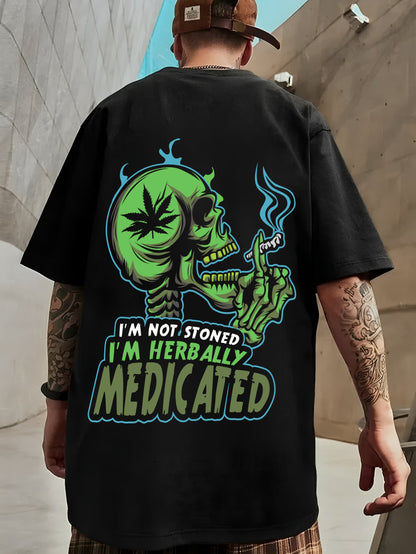 Smokin-Skull - Oversized Tshirt