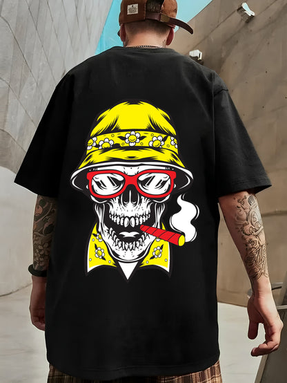 Smokin-Skull - Oversized Tshirt