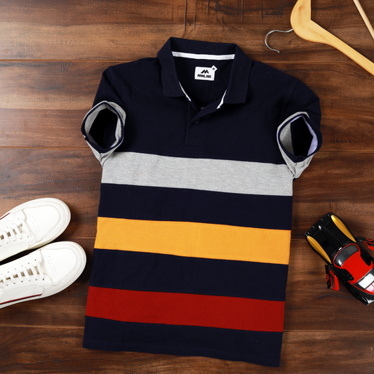 Navy Color Polo T-shirt