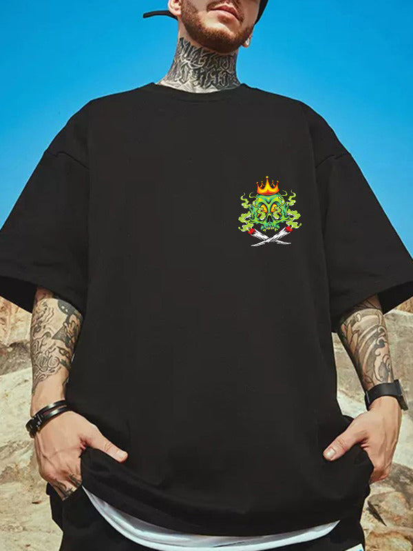 Smokin-Skull - Oversized Tshirt