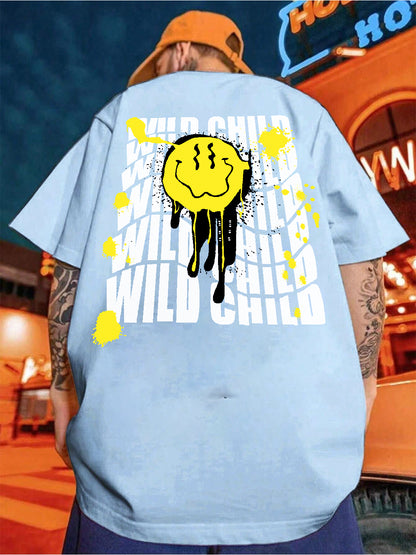 smiley tshirt-Oversized Tshirt