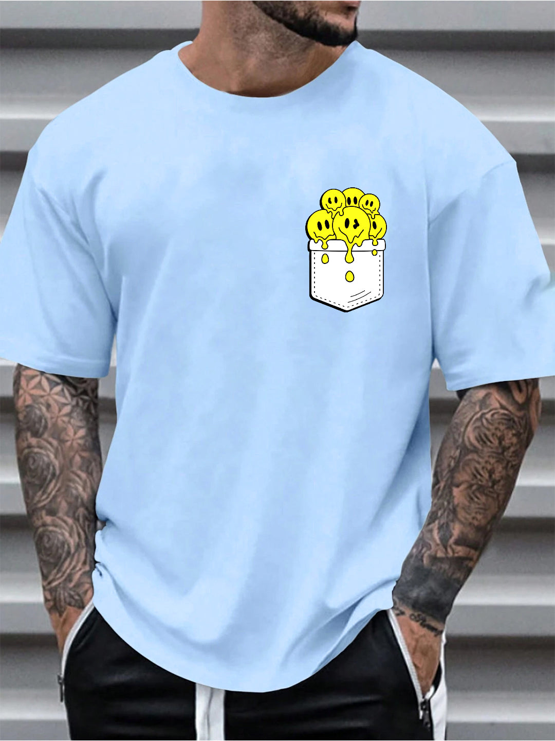 smiley tshirt-Oversized Tshirt