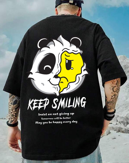 Keep Smiling - Oversized Tshirt