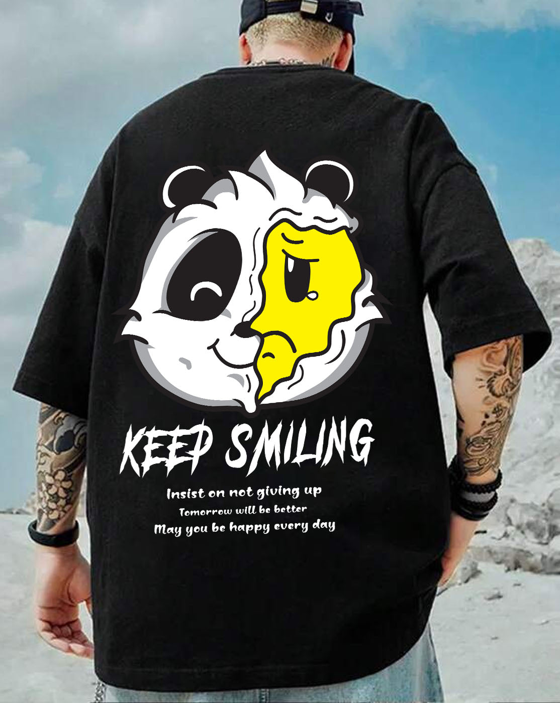 Keep Smiling - Oversized Tshirt - Verified