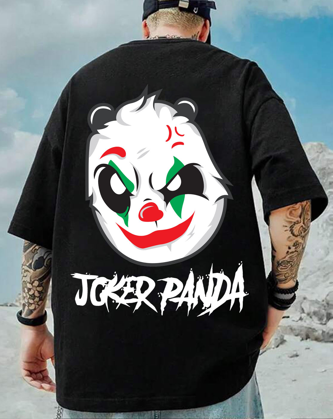 Joker Panda - Oversized Tshirt