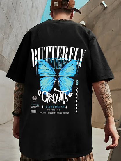 butterfly tshirt- oversized t shirt - Verification