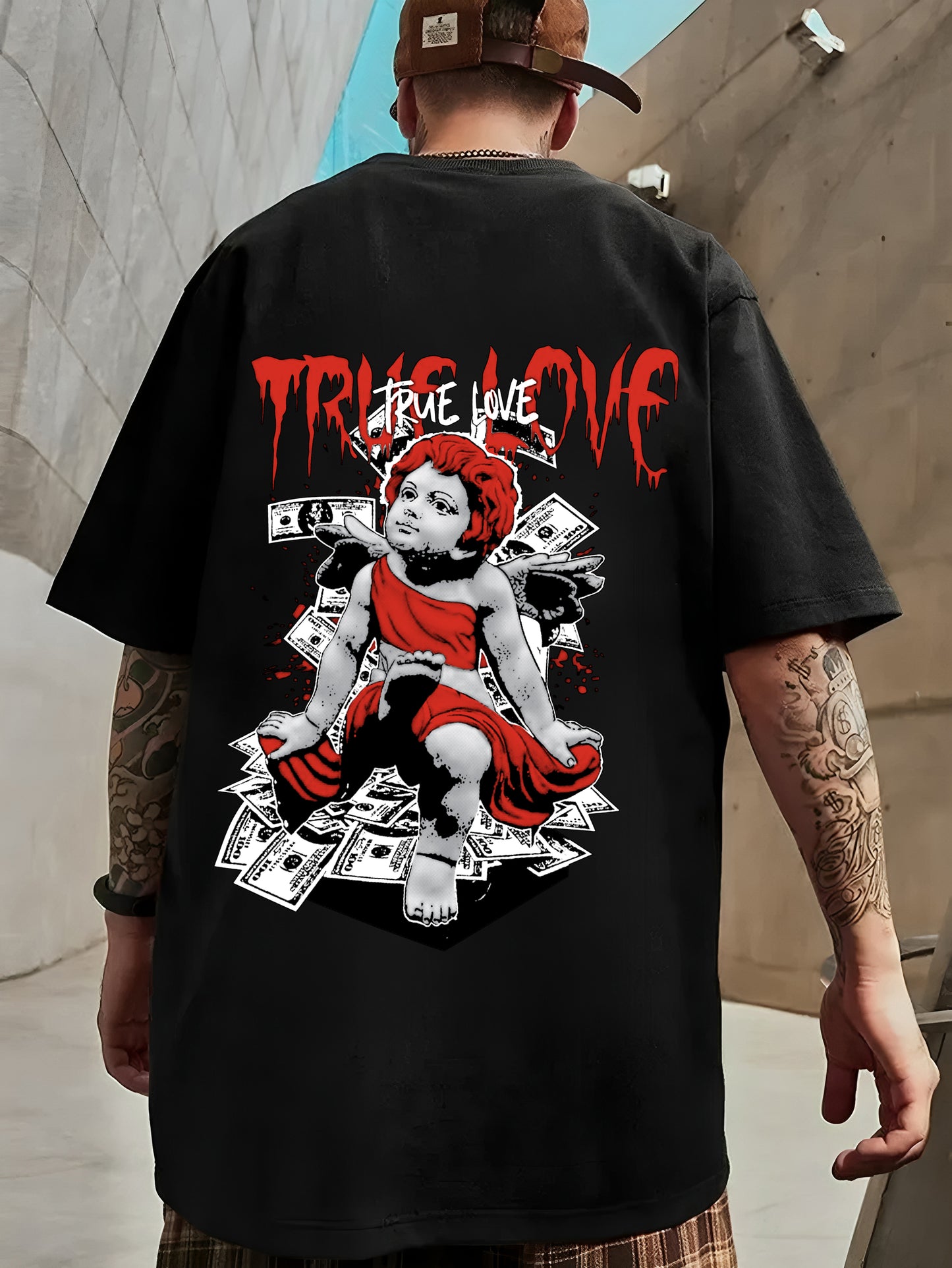 true love t shirt - oversized t shirt - Verification