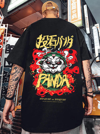 Japanese Panda - Oversized Tshirt - Verified