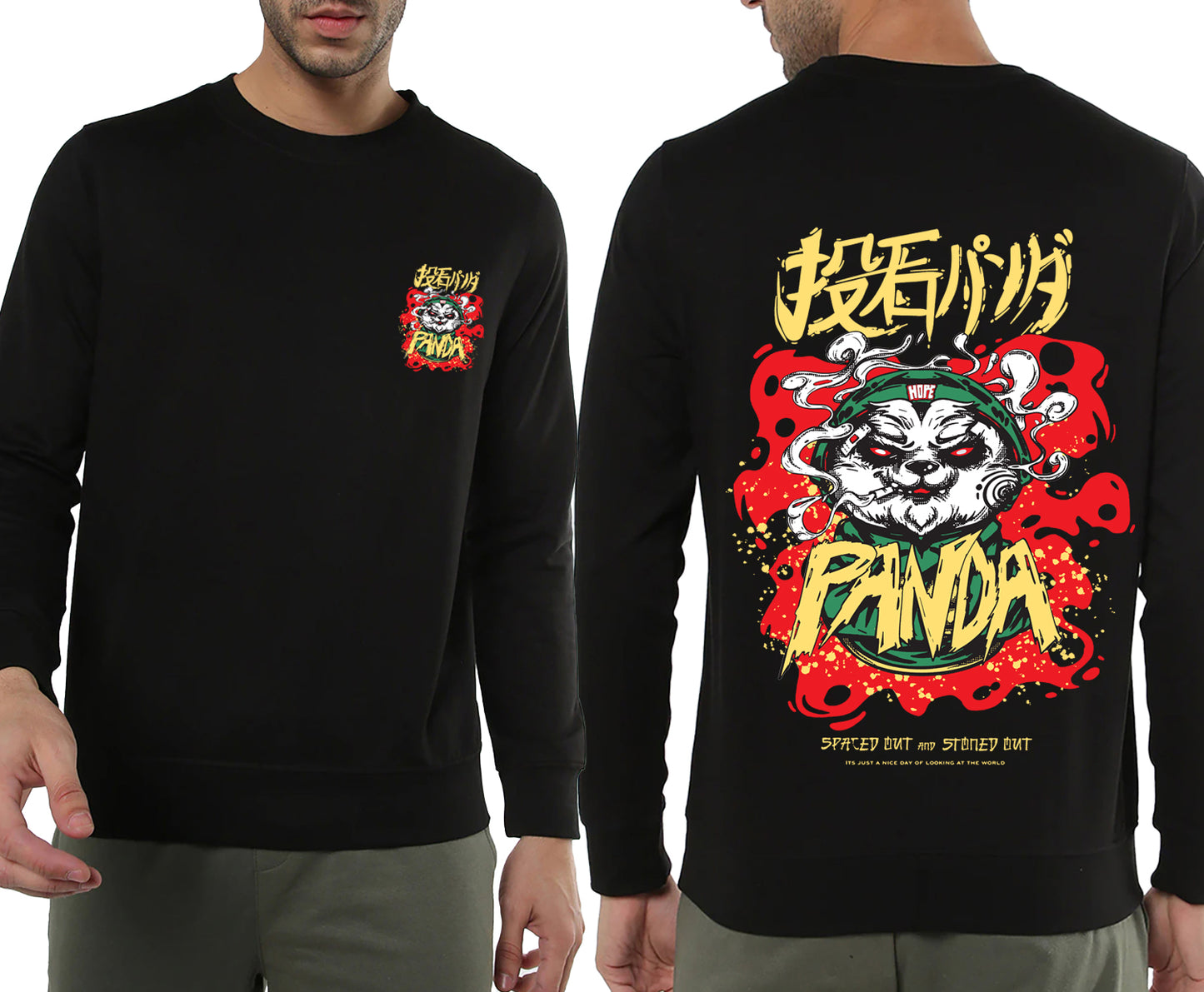 Japanese Panda -Sweatshirt