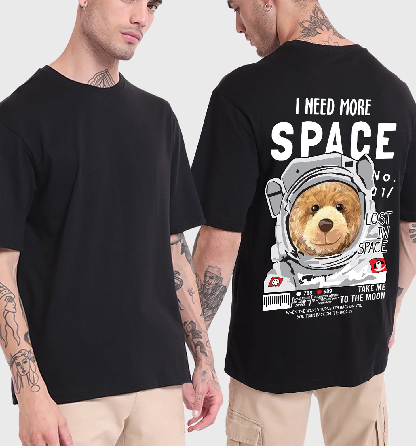 Space Bear - Oversized Tshirt