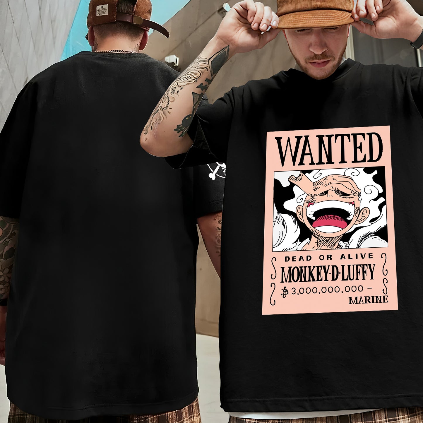 monkey d luffy t shirt-Oversized Tshirt - Verified