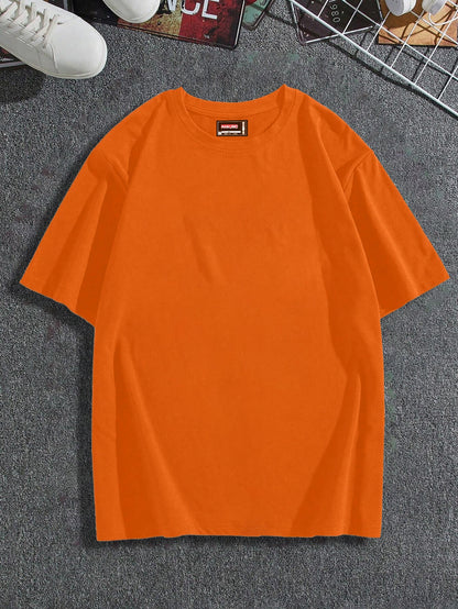 Orange Color Oversized T-shirt