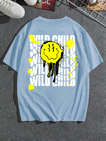 smiley tshirt-Oversized Tshirt