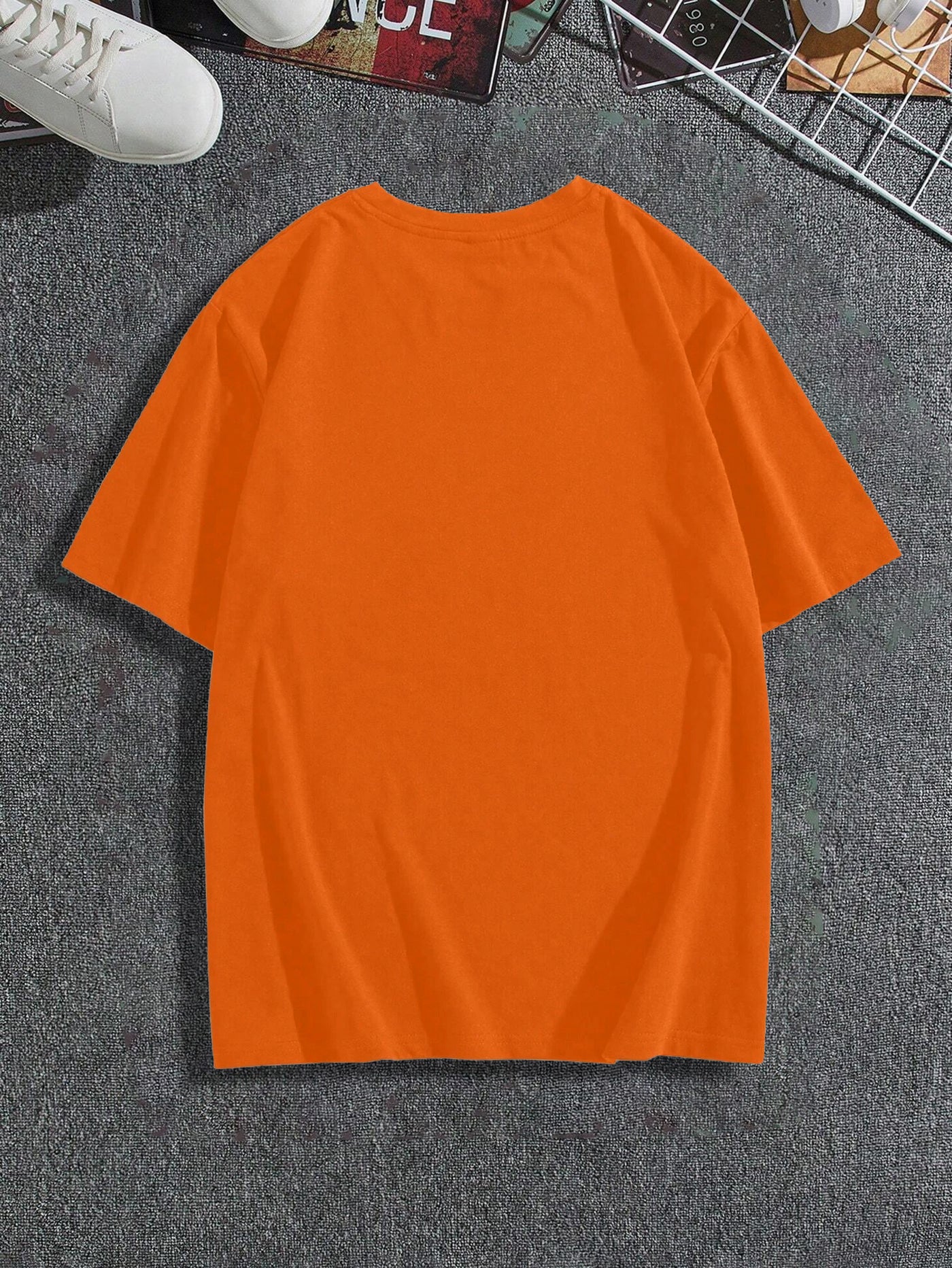 Orange Color Oversized T-shirt