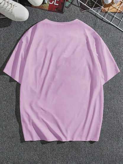 Lavender Color Oversized Tshirt - Verified