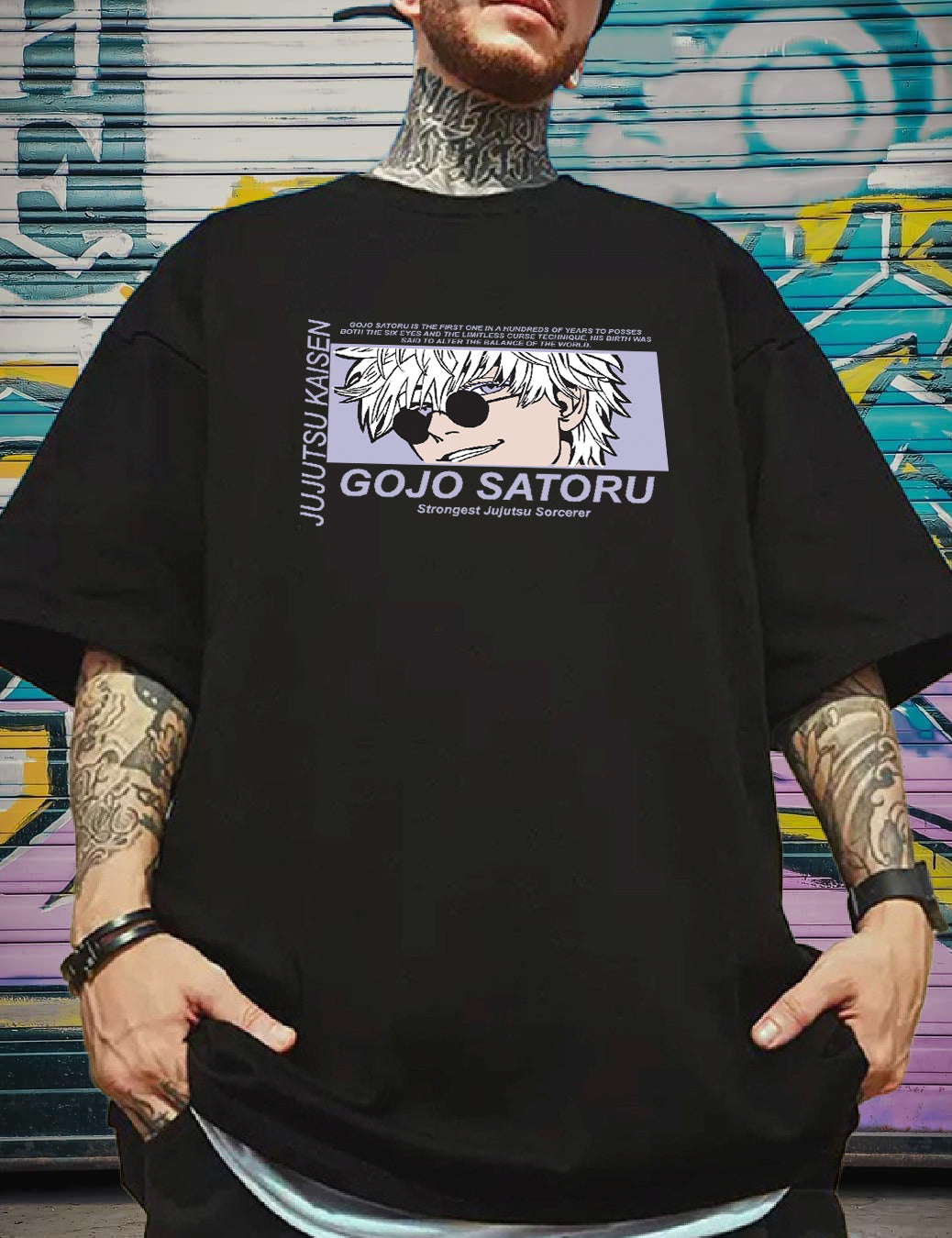 gojo tshirt - Oversized T shirt - Verified