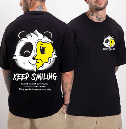Keep Smiling - Oversized Tshirt