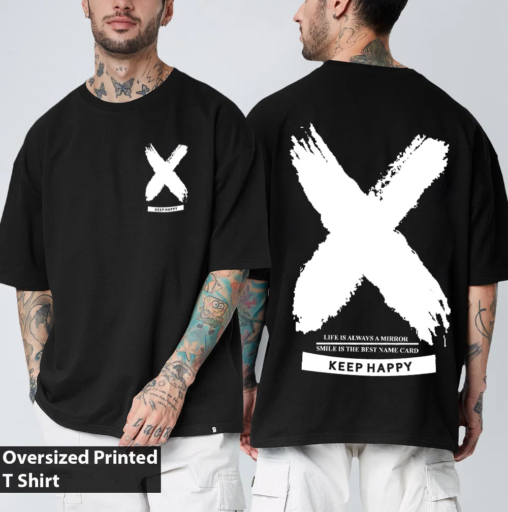 Keep Happy X -oversized Tshirt - Verified