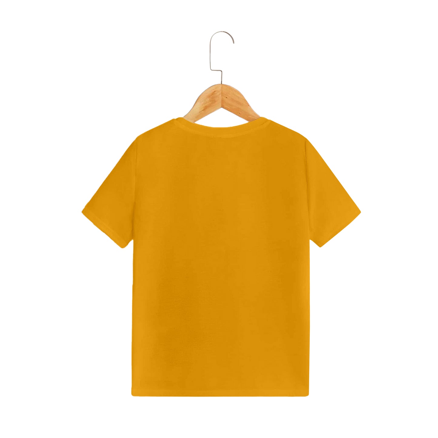 Manlino boys Mustard half sleeve round neck T- shirt