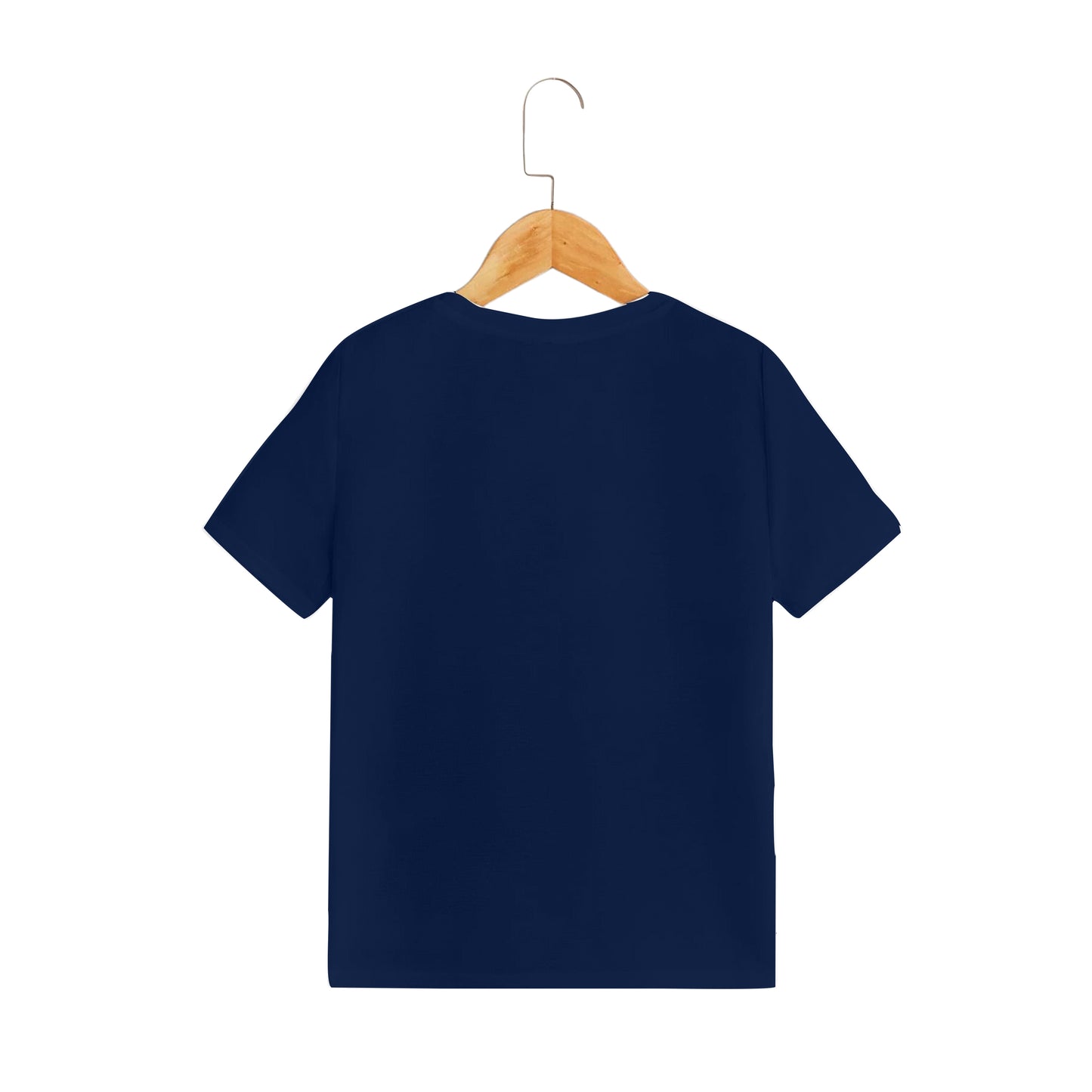 Manlino boys Navy half sleeve round neck t shirt