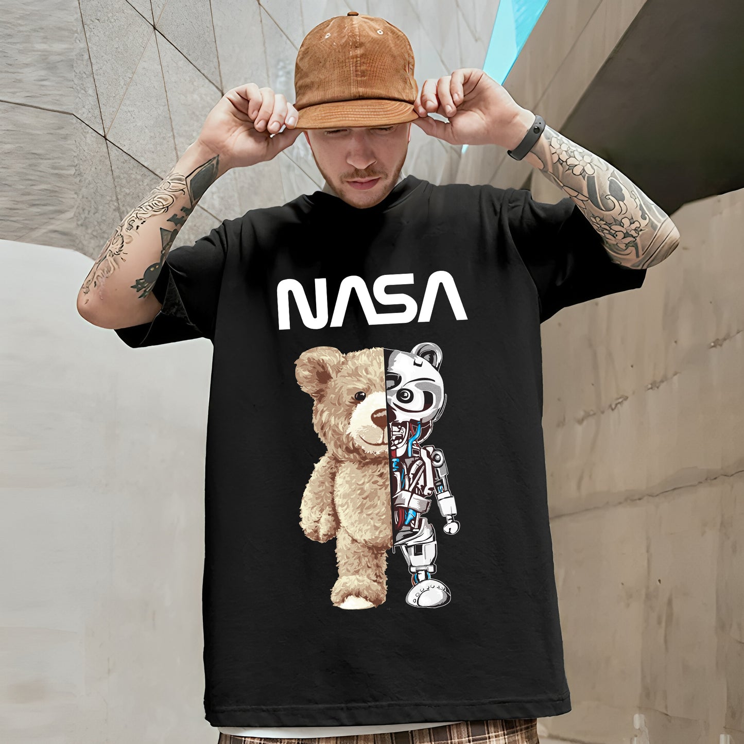 NASA Teddy - Oversized Tshirt