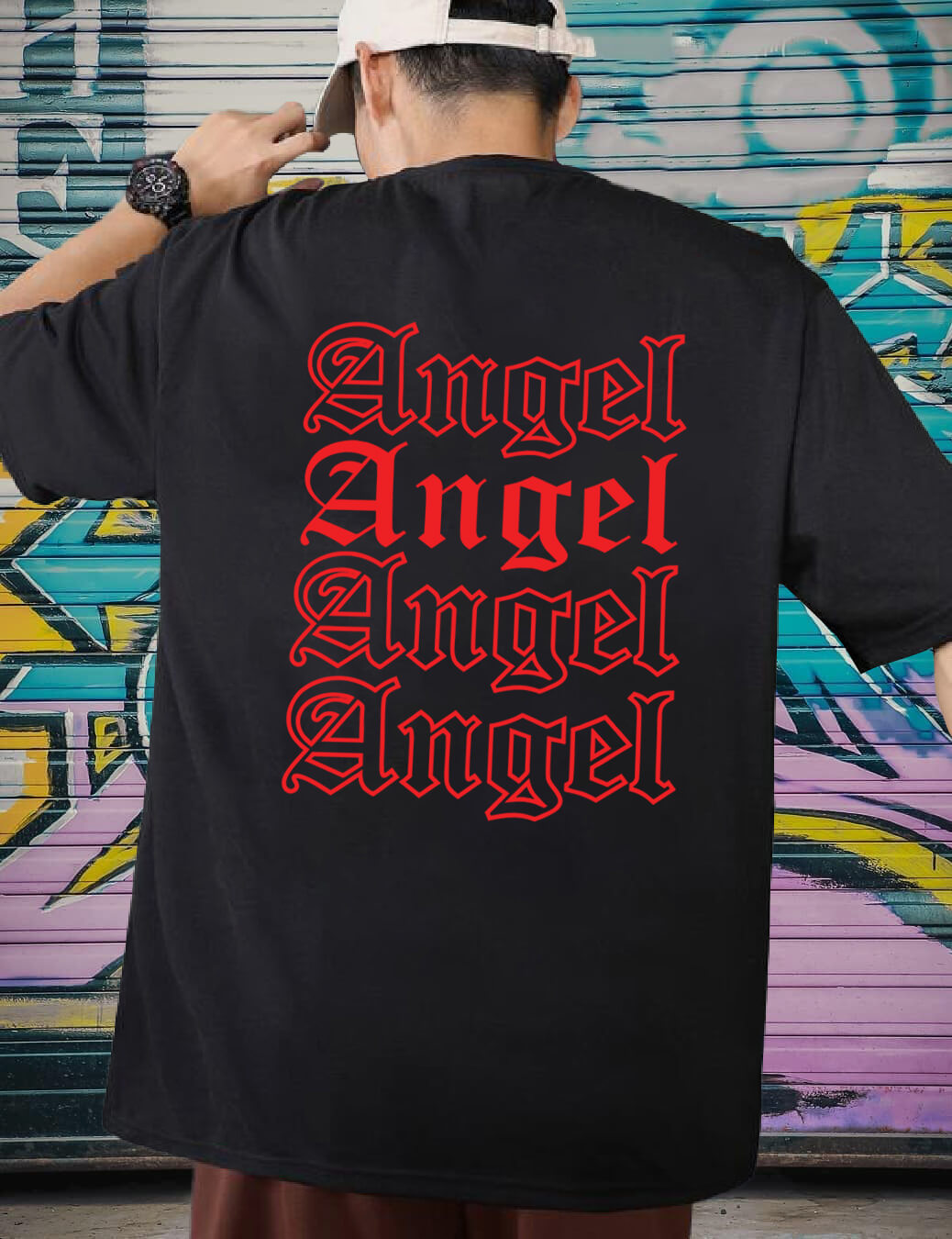 angel t shirt - oversized t shirt - Verified