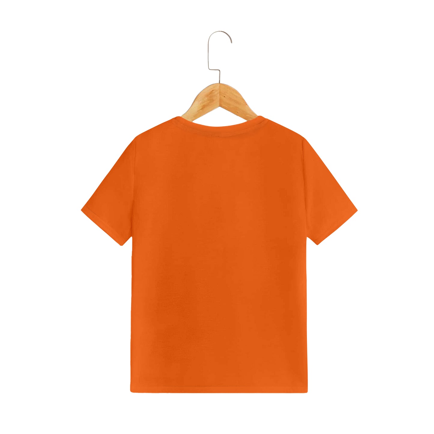 Manlino Kids Orange half sleeve round neck tshirt