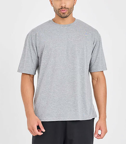 Grey Color Oversized T-Shirt -Verified