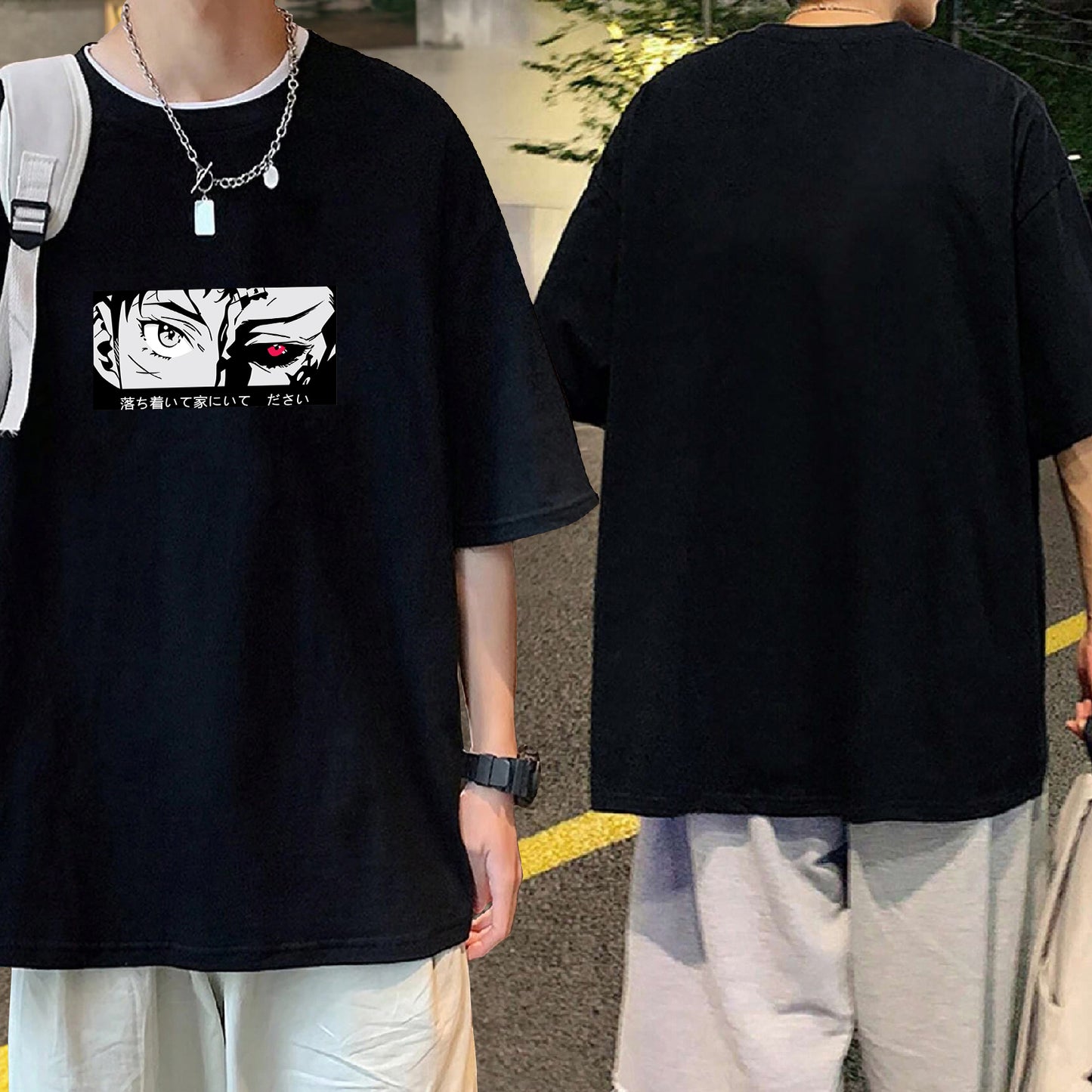 printed t shirt-Oversized Tshirt