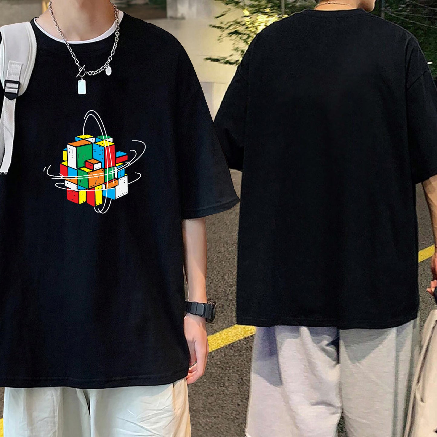 cube t shirt-Oversized Tshirt - Verification