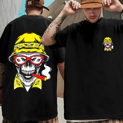 Smokin-Skull - Oversized Tshirt