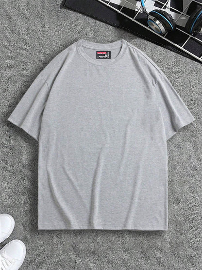 Grey Color Oversized T-Shirt -Verified