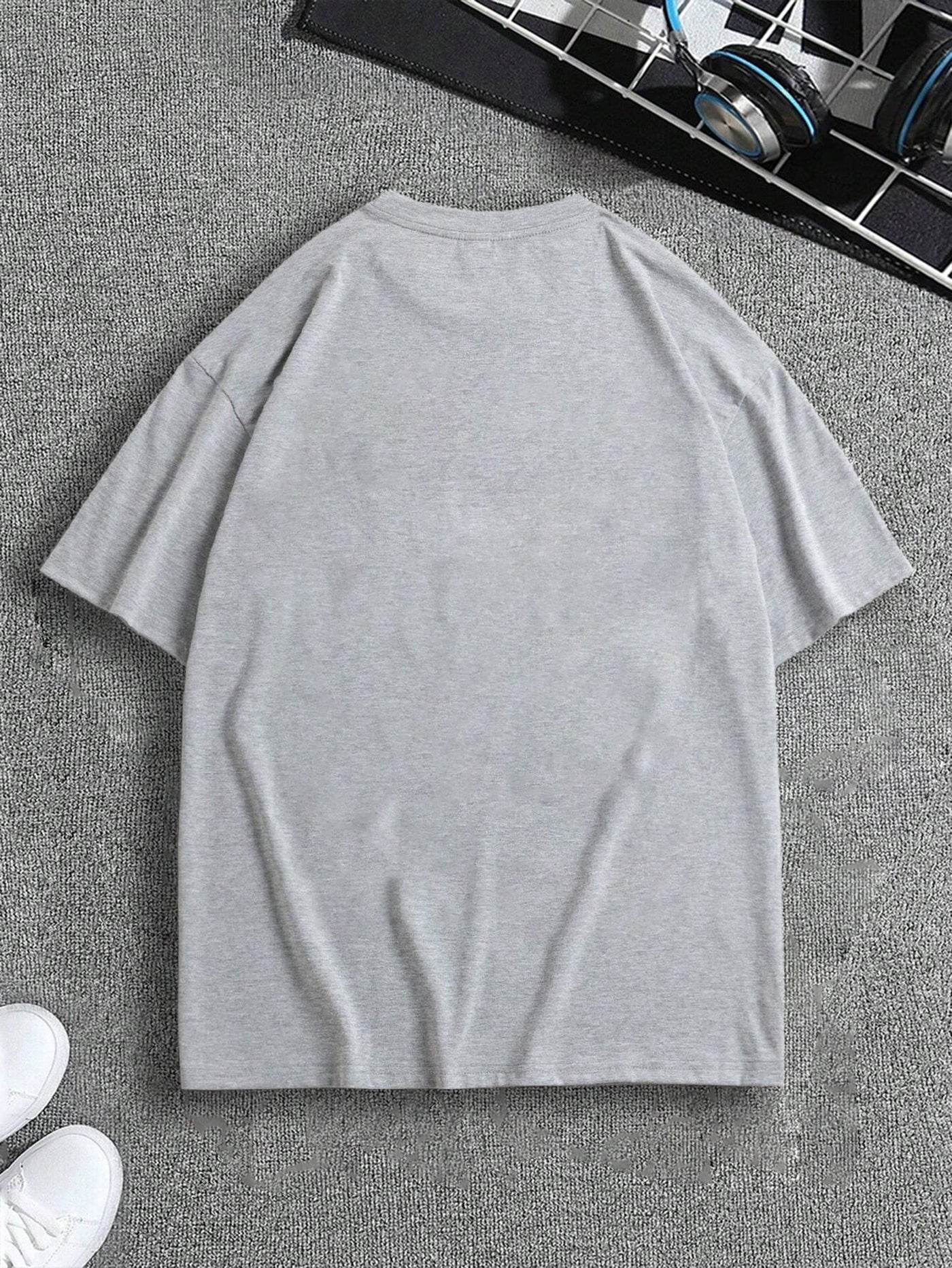 Grey Color Oversized T-Shirt -Verified