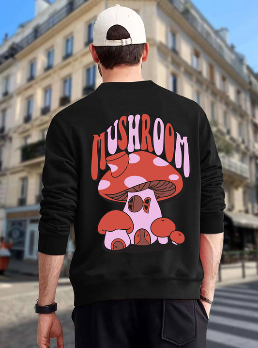 Mushroom Print -Sweatshirt