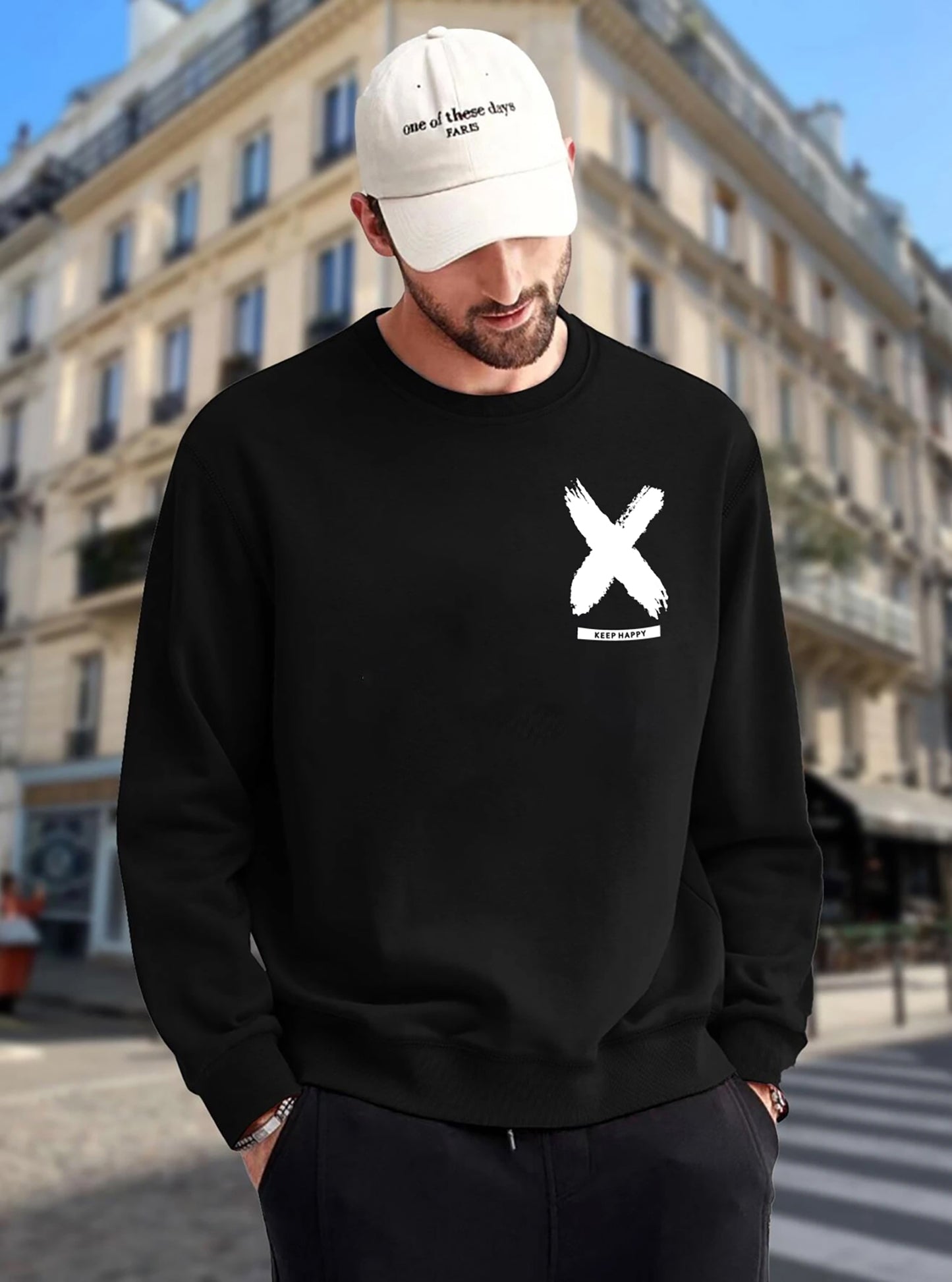 Keep Happy X -Sweatshirt