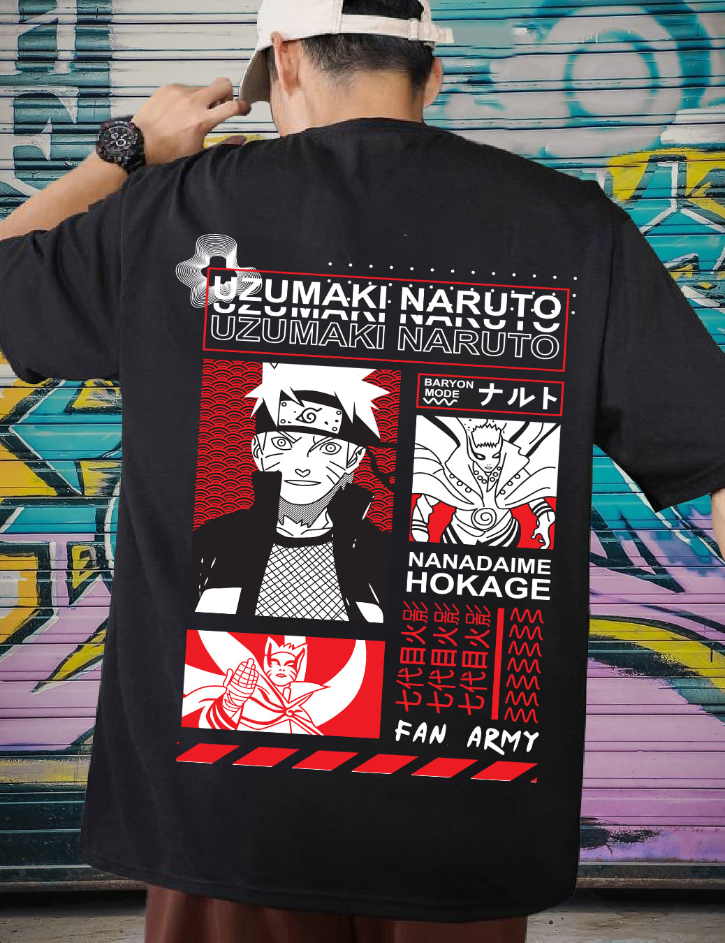 Naruto - Oversized T shirt