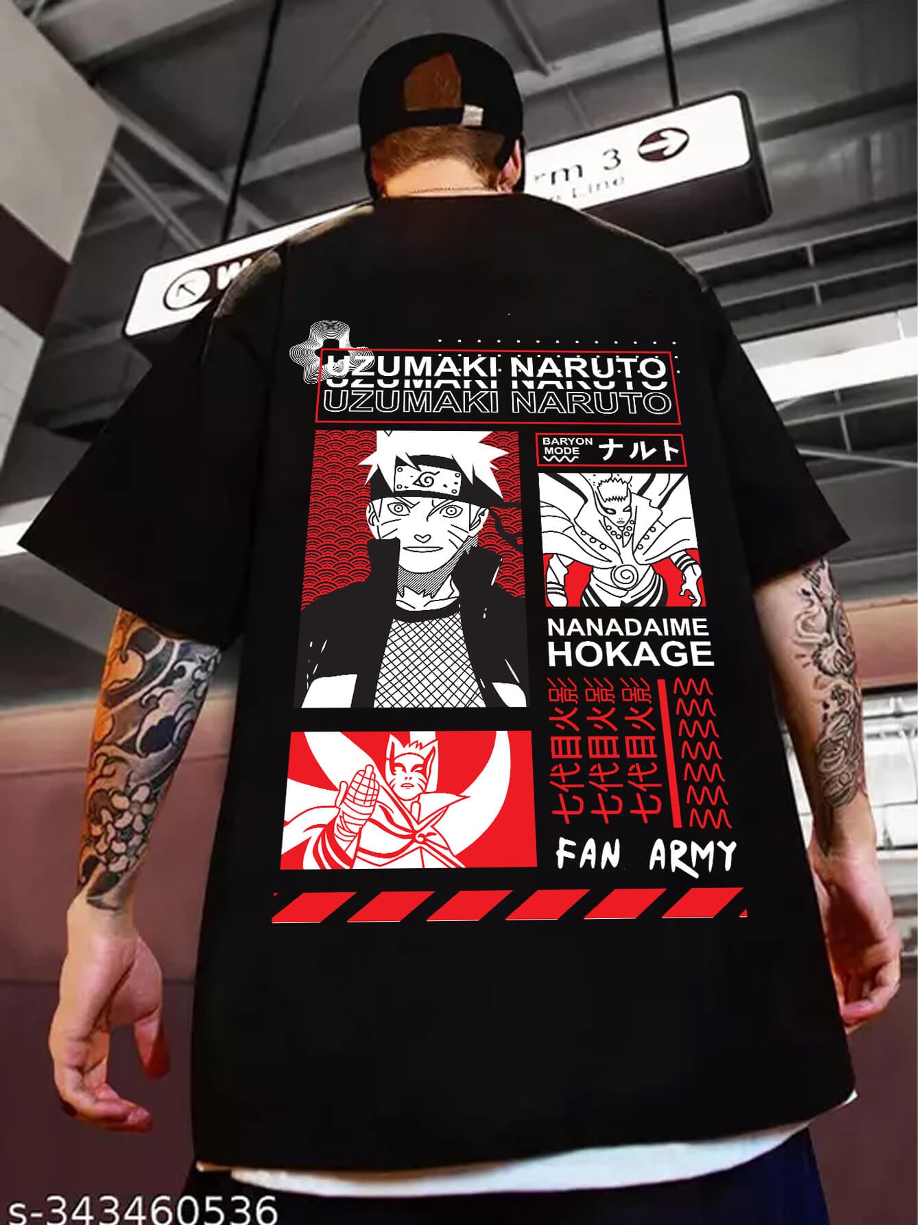 Naruto - Oversized T shirt
